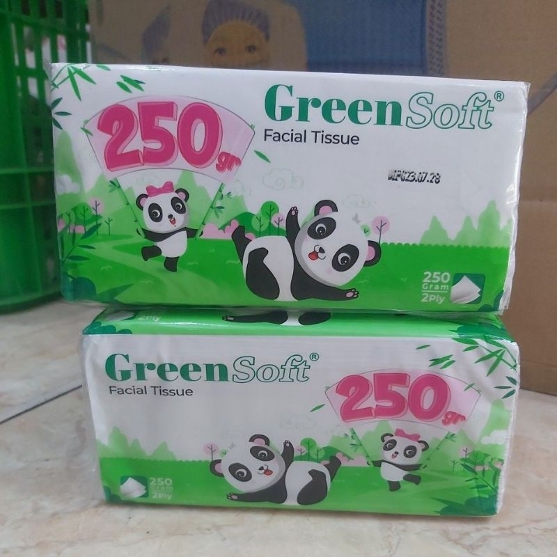 TISSUE GREEN SOFT 250 gr, tisu panda paling murah