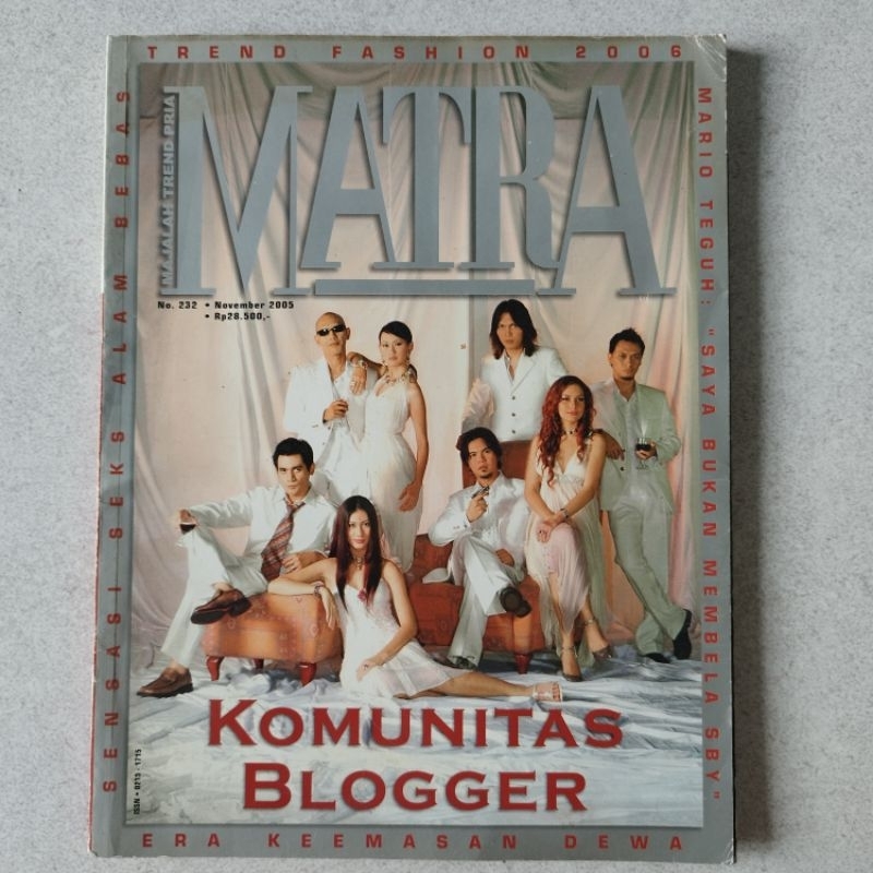 Majalah Matra Cover Dewa 19 dan artikel panjangnya, Cornelia Agatha, Mario teguh