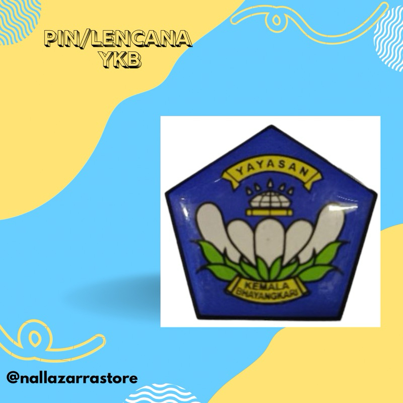 PIN/LENCANA YAYASAN KEMALA BHAYANGKARI/YKB ORI PREMIUM