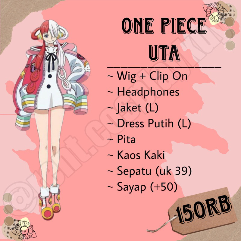 RENTAL / SEWA UTA ONE PIECE