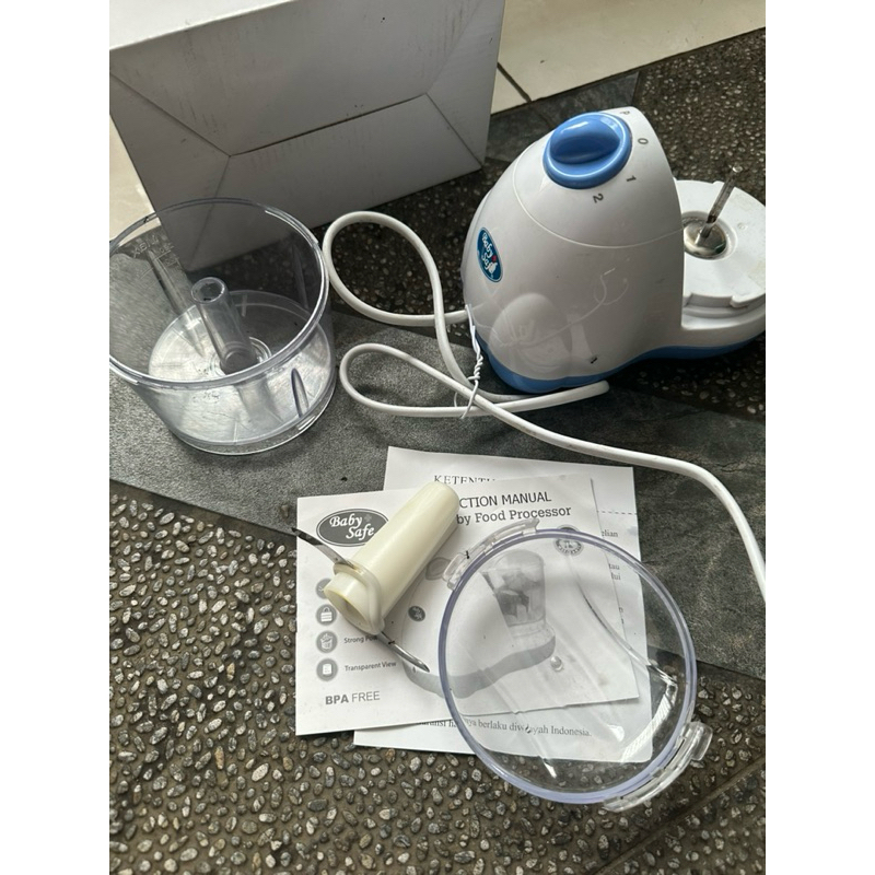 preloved baby safe food processor blender mpasi bayi