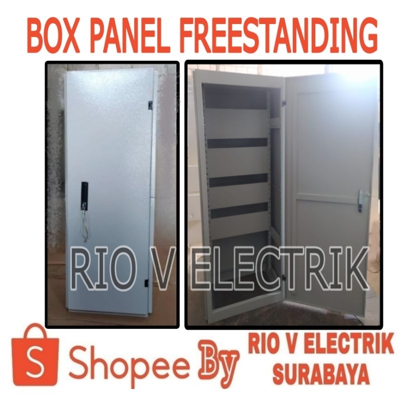 BOX PANEL FREE STANDING 1800x800x500 LEMARI LISTRIK FREESTANDING 180x80x50 BOX BESI POWDER COATING  