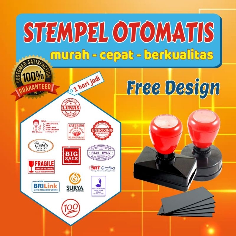 

Stempel Flash Custom/Stempel Otomatis/Stempel Logo/Stempel Lunas/Stempel Nilai/Stempel Unboxing