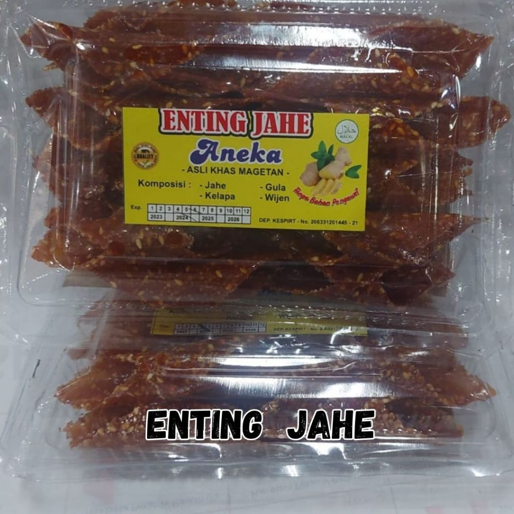 

Enting Jahe Manis Renyah Legit Enak Murah Tengteng Kacang Fresh Oleh Oleh Khas Solo Jajanan Lezat - 250 Gr