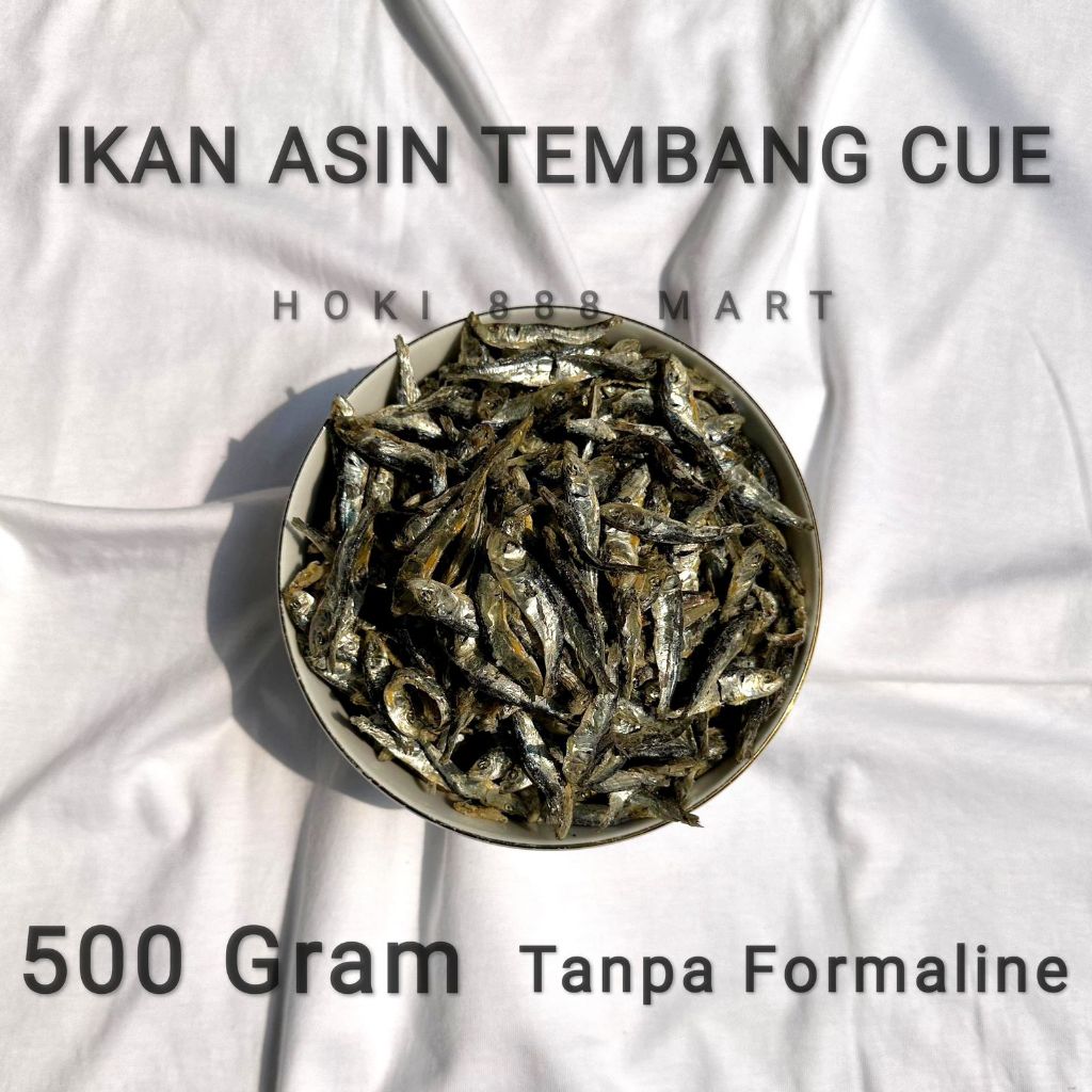 

Ikan Asin Tembang Cue 500g / Ikan Asin Kecil / COD