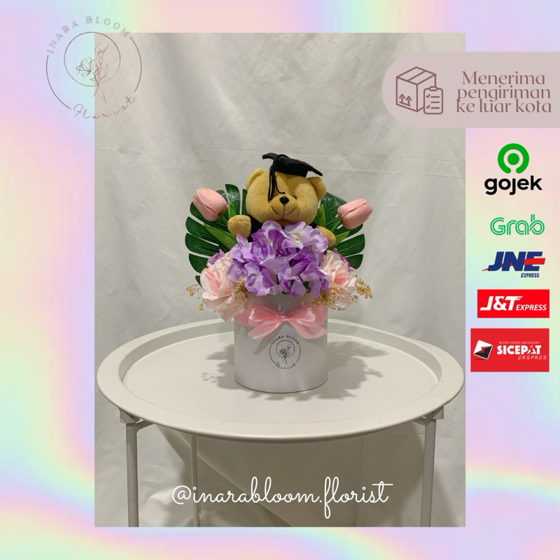 Box Bunga/ Buket balon/ Balon box/ Bloom box/ bunga balon bunga/ buket korea/ bunga box/ buket gradu