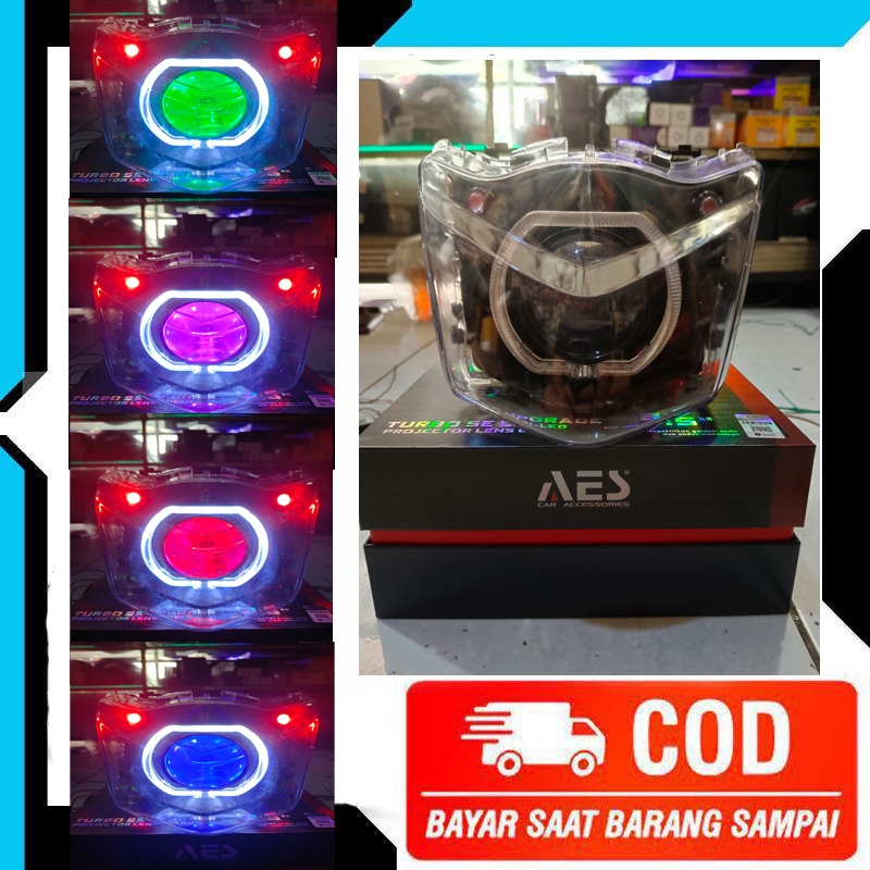 lampu Biled Beat Karbu Aes Turbo SE 1SET