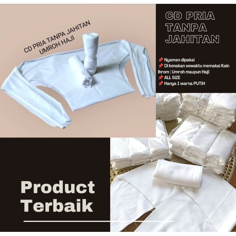 CD PRIA TANPA JAHITAN UTK UMROH MAUPUN HAJI