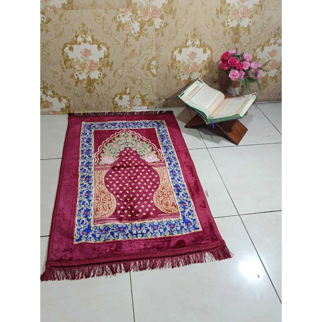SAJADAH SHOLAT/SAJADAH IBADAH/SAJADAH MASJID/SAJADAH IMPORT/LEMBUT/EMPUK