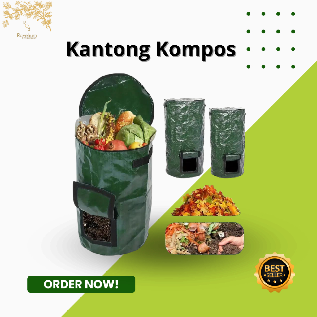 Compost Bag Easygrow Size L/Kantong Kompos 200L/Compost bag/kantong pembuat kompos Easygrow