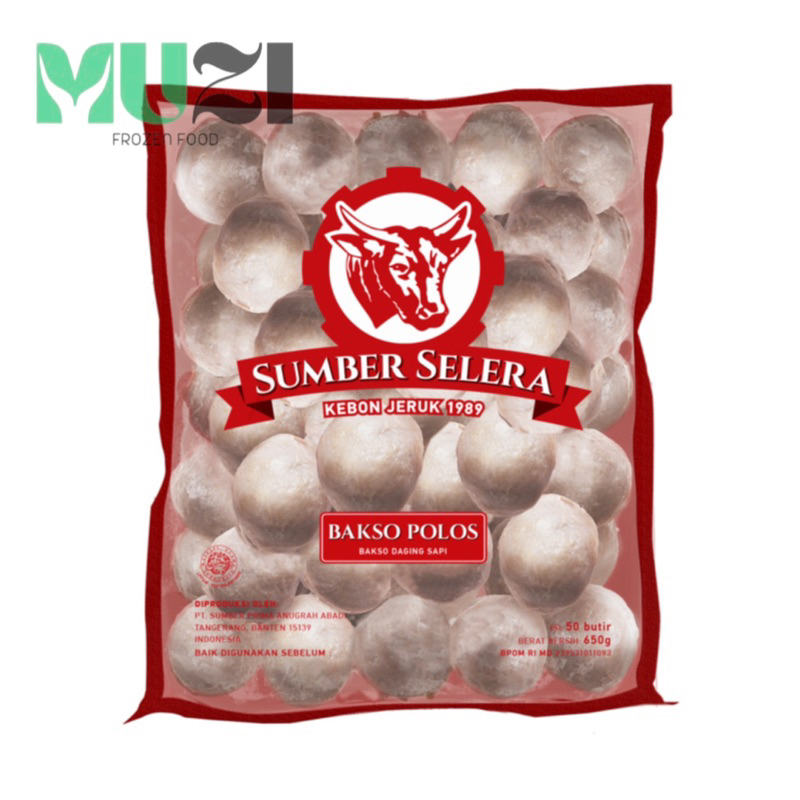 

BAKSO SUMBER SELERA POLOS ISI 25 50