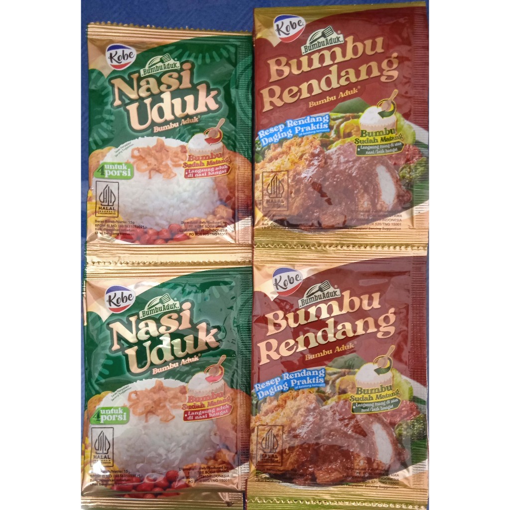 

Bumbu aduk Nasi Uduk, Bumbu aduk Rendang / pcs