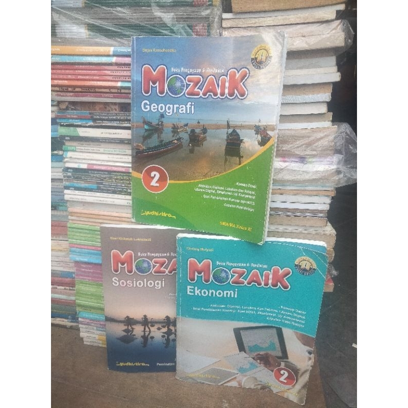 Buku pengayaan & penilaian MOZAIK EKONOMI,SOSIOLOGI,GEOGRAFI,SMA KELAS 11 K13 REVISI