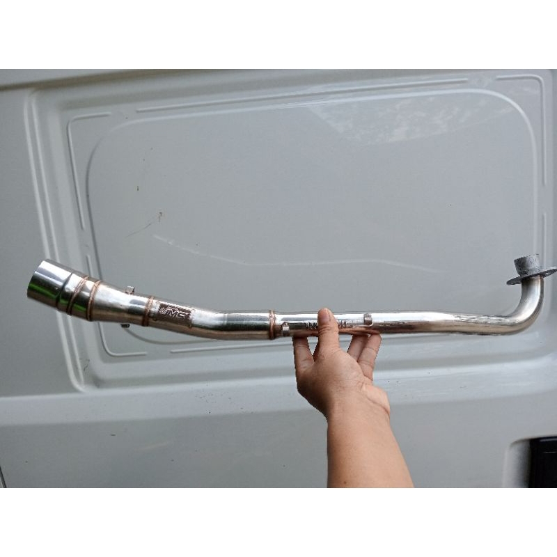 leher knalpot JMS d50 mm for blade.supra x125.karisma