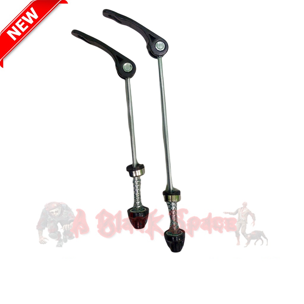 As Quick Release Sepeda As QR Hub Depan Belakang As Roda Sepeda MTB Sepasang