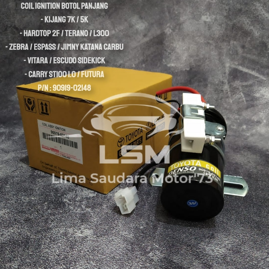 Coil Koil Botol Long/Panjang Kijang 5K 7K Hardtop 2F Terano L300 Zebra Espass Jimny Katana Carbu Vit