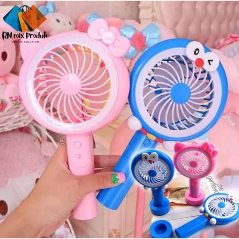KIPAS KARAKTER LED kipas angin mini portable mini fan KIPAS TANGAN MINI KARAKTER LED