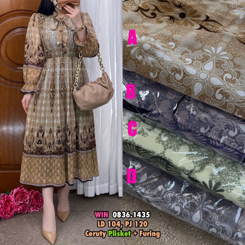 MINI  DRESS 1435/DRESS SHAKILA/DRESS CERUTY/DRESS KOREA/DRES VIRAL/DRESS WANITA