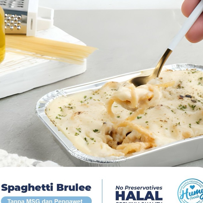 

Terlaku SPAGETHI BRULEE HOME MADE No MSG no Pengawet