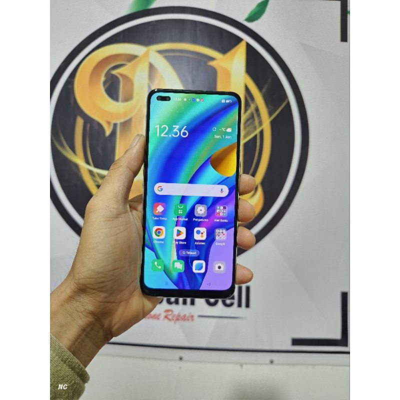 Oppo Reno 4F Seken Muluss full Set