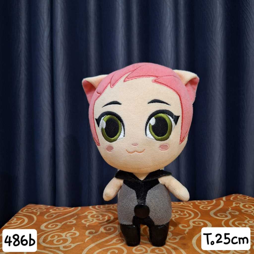 Boneka Miyo Running Man Cewek Rambut Pink Cantik Lucu