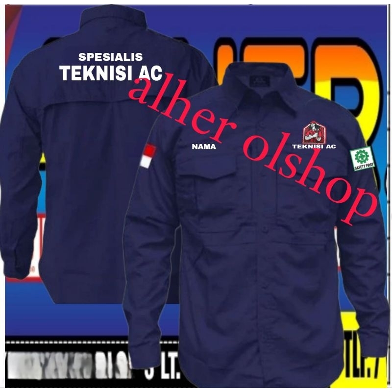 kemeja tactical teknisi ac baju tactical teknisi ac seragam tactical teknisi ac kemeja teknisi AC ba