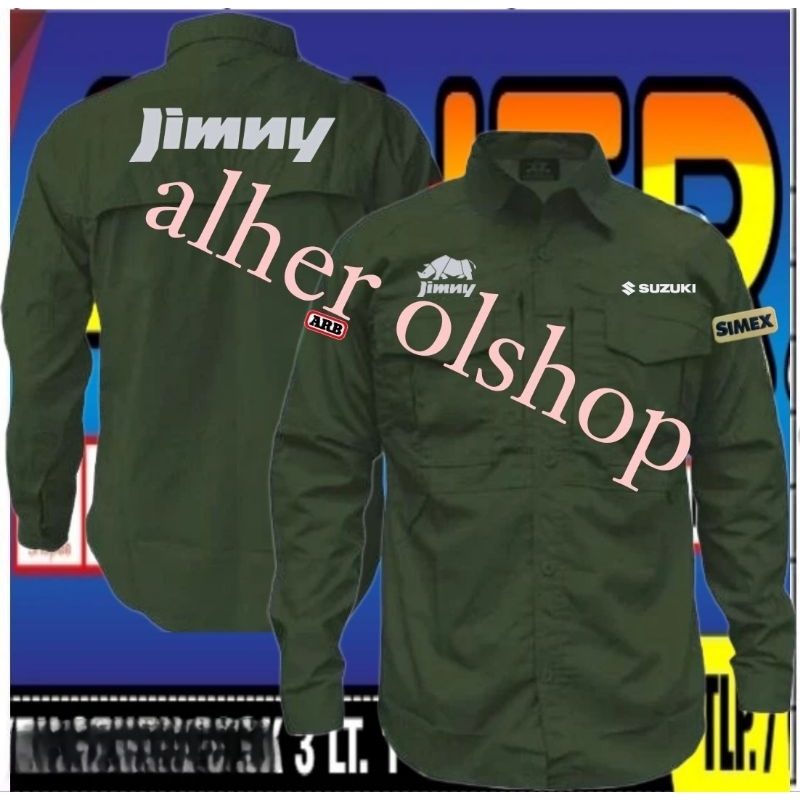 kemeja tactical Jimny baju tactical Jimny kemeja tactical Suzuki baju tactical Suzuki kemeja tactica