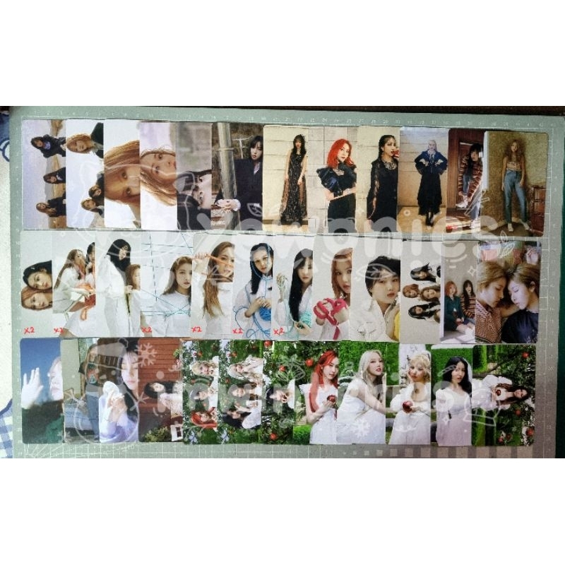 GFRIEND sots preorder benefit photocards yerin yuju sowon eunha sinb umji viviz