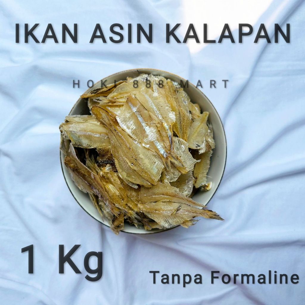 

Ikan Asin Kalapan 1Kg / Ikan Pakang / COD