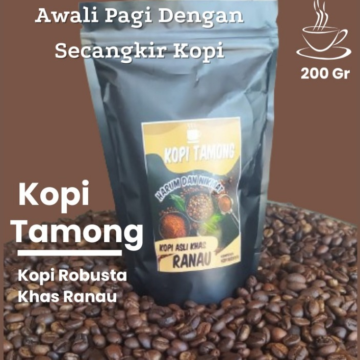 

Kopi Lampung 200 Gram - Kopi Tamong Khas Ranau - Bubuk Kopi - Robusta Coffee