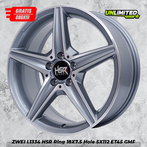 Jual Velg HSR Pcd 5X112 Lebar 7,5 inch Buat Mobil Mercedes Benz Mercy R18