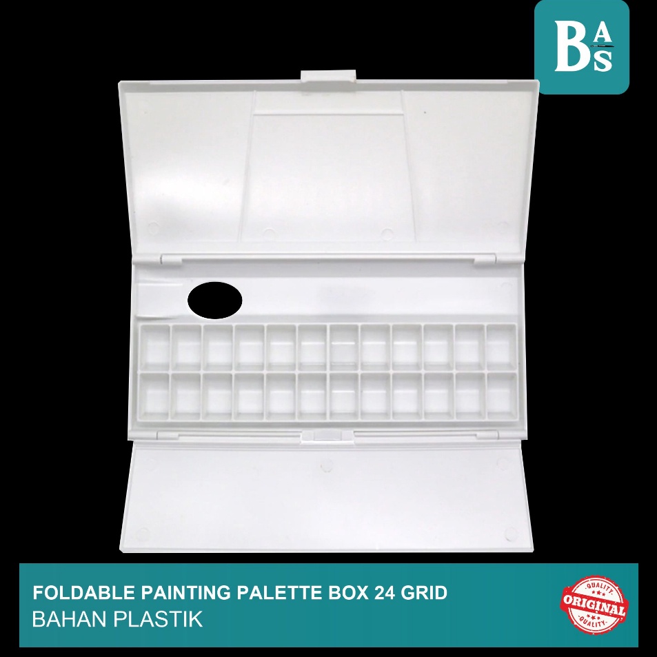 

Murah Irit Foldable Watercolour Painting Palette Palet Cat Air Lipat Box 24 Grid 1 Original Peralatan Melukis Terlaris dari BAS Bali Art Supplies Jakarta