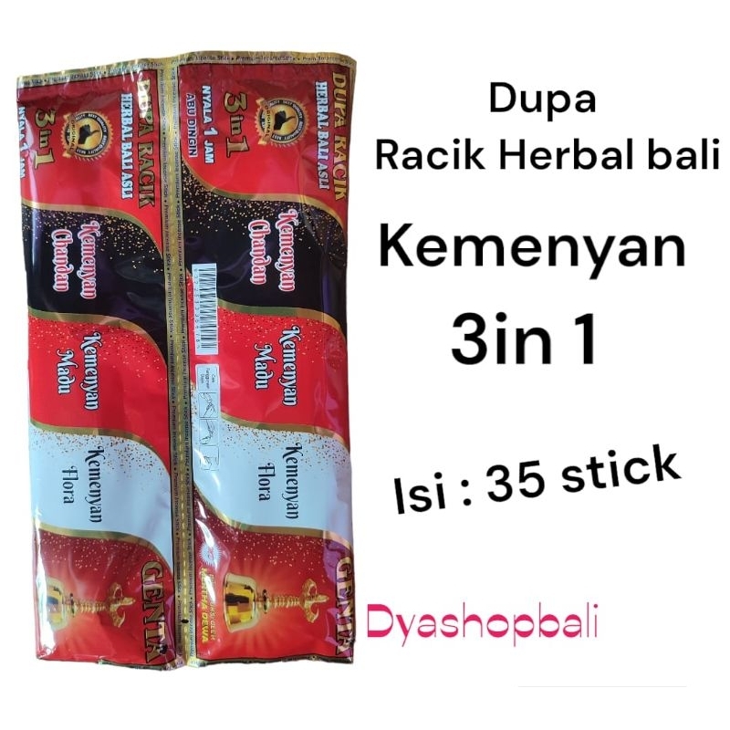 Dupa herbal  bali kemenyan 3 in 1
