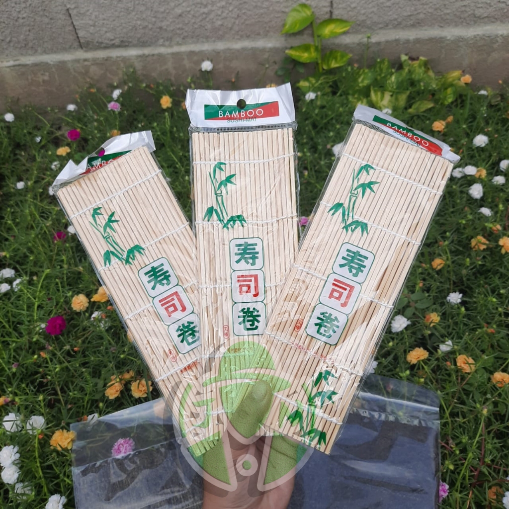 

Ay00! Halal Manjun NSushi PAKET 5 Lembar dan Bambu Sushimat NYaki Rumput Laut