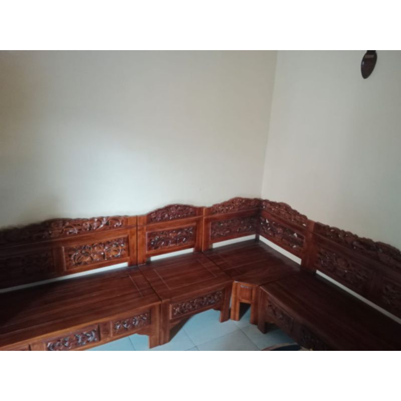 costum matras duduk kursi sudut Bagong/ kursi jepara