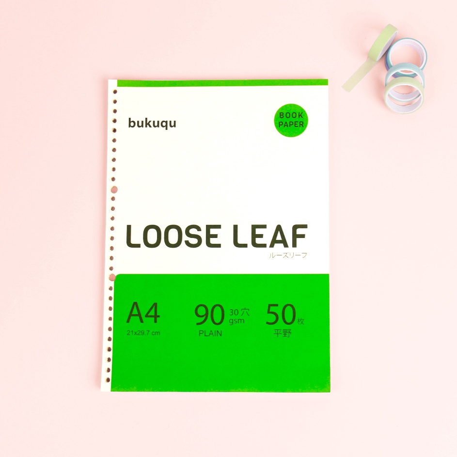 

Model Terupdate A4 Bookpaper Loose Leaf POLOS by Bukuqu