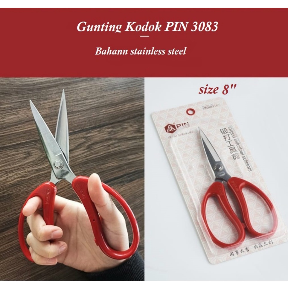 

Spesial Terkini Gunting kodok Multifungsi MERK PIN Uk 8383