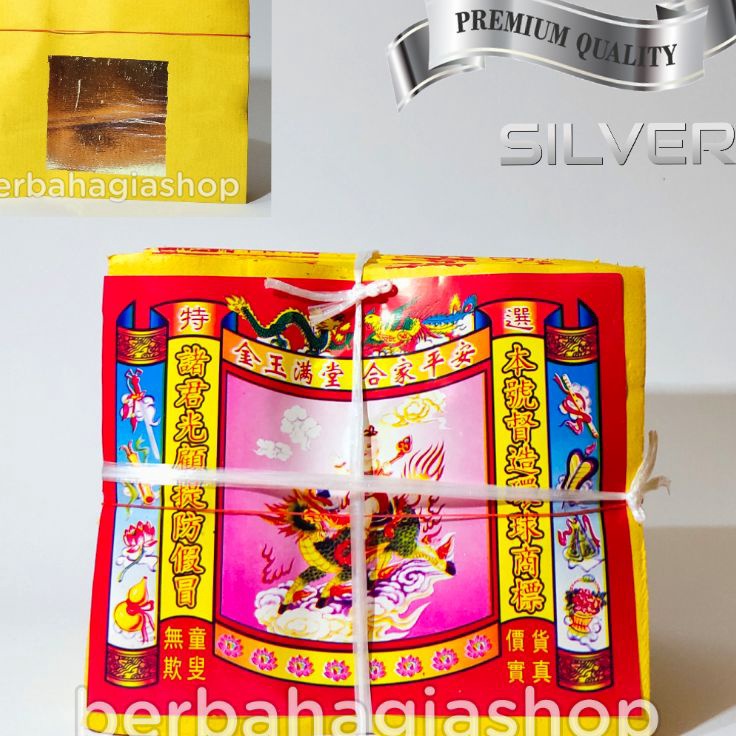 

Spesial Minggu Ini Kertas Sembahyang Arwah Leluhur Perak Mok Besar Gincoa Guncua 1 Ikat Mudah Dibakar