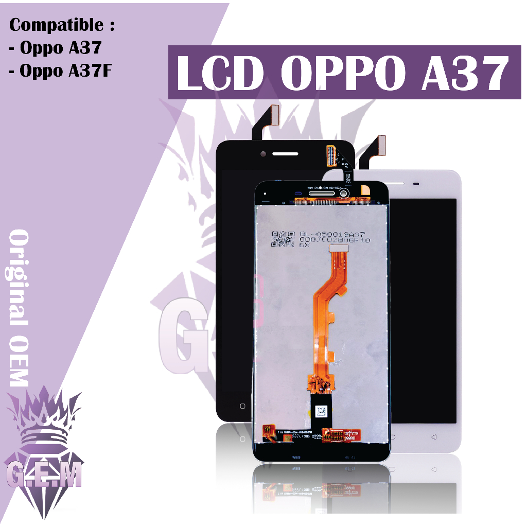 LCD TOUCHSCREEN FULLSET OPPO NEO 9 A37 - LCD OPPO A37f - LCD OPPO A37 COMPLETE ORIGINAL