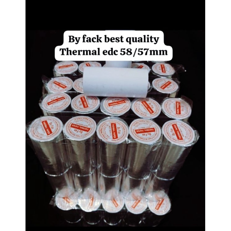

Super Hemat Kertas kasir thermal murah 5758x3 paket 1 pcs