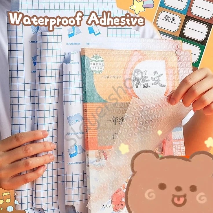 

Top Seller AGS Sampul Buku Sticker PVC 1 Lembar Buku Pelajaran Anak Sekolah Anti Air