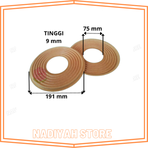 DEMPER SPEAKER DAMPER SPEAKER 15 IN 18 INCHI MEMBRAN SPEAKER