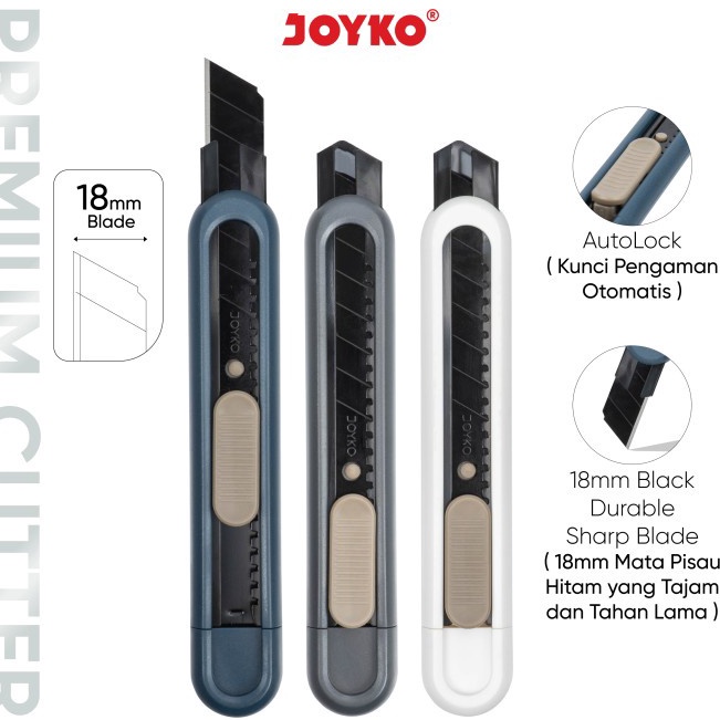 

Hemat Belanja Cutter Pisau Pemotong Premium Joyko CU513