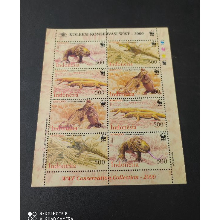 

Kejutan Istimewa BL3599 Souvenir Sheet Prangko Indonesia Seri Komodo Wwf 2 MNH Ready