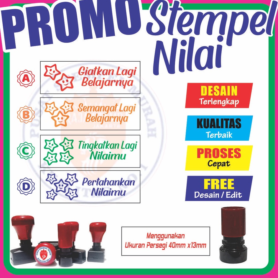 

Paling Istimewa Stempel Nilai TK Paud Bintang Nilai Karakter