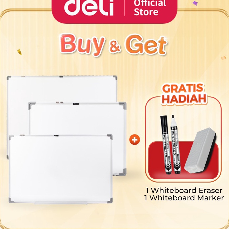 

Terpopuler Deli Whiteboard Papan Tulis Putih Magnetik 6 x 9 cm Kuat dan Kokoh Cocok Untuk Kantor E3933A
