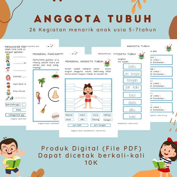 

Paling Terkini Worksheet Anggota Tubuh