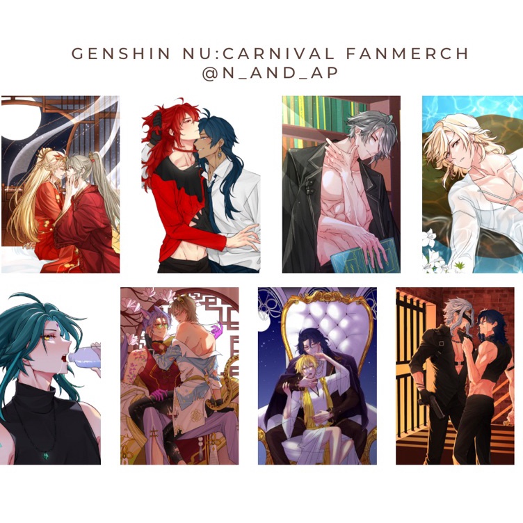 

Super Ekonomis FANMERCH Nu Carnival Genshin Kuya Ei Artprint A6 Dottore Ayato Thoma Thomato Ayathoma Zhongli Xiao Zhongxiao Alhaitham Haikaveh Kaveh Kaeluc Dottolone