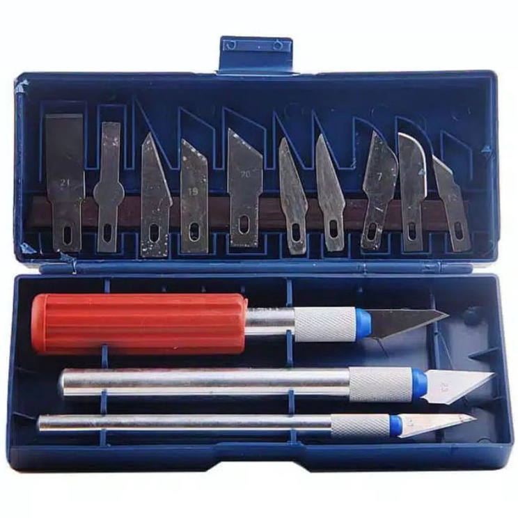 

Banyak Peminat set pisau ukir sayat bonsai 13 in 1 seni pahat 3 handle pegangan