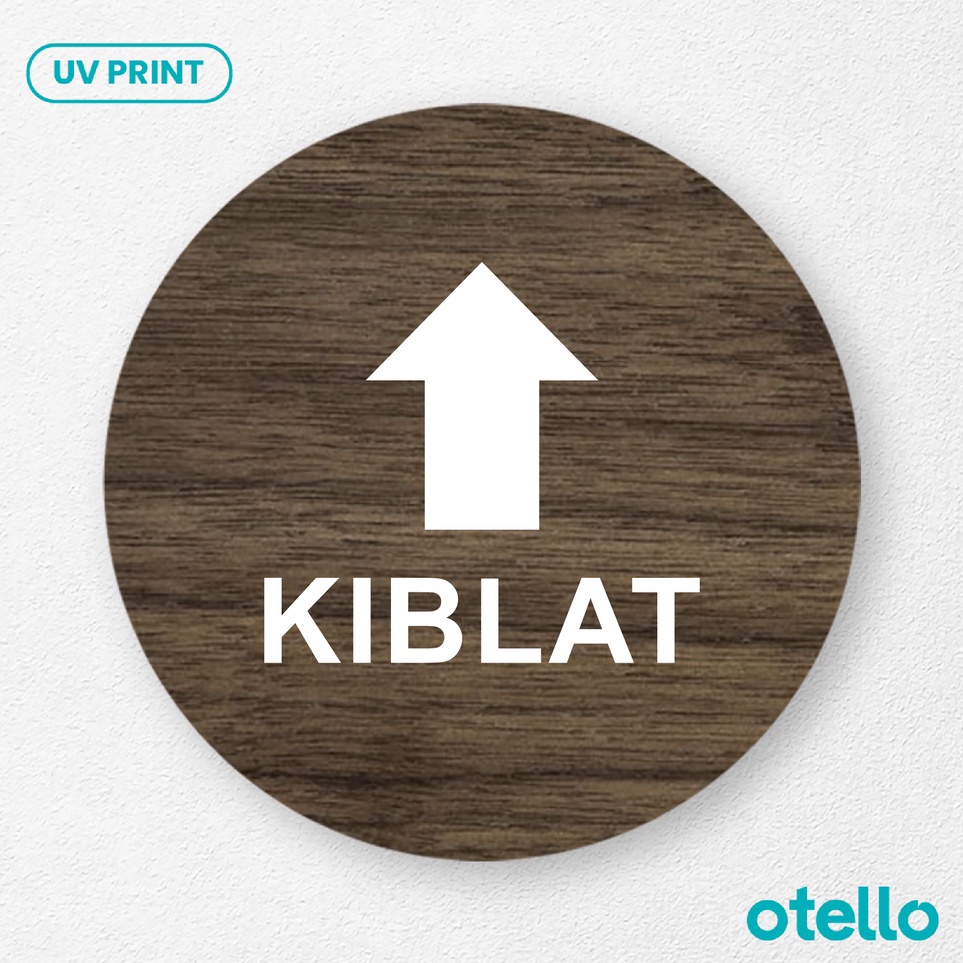 

Obral Pesanan Signage Arah Kiblat Sign Board Label Tempel Kayu Penunjuk Arah Sholat Sticker Stiker Rambu